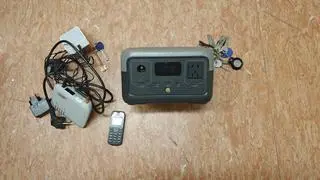 Sprzęt zabezpieczony w samochodzie obcokrajowców 