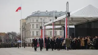Uroczystości na placu Piłsudskiego