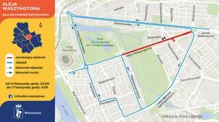 Frezowanie alei Waszyngtona