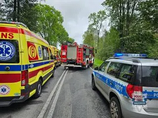 Wypadek w miejscowości Opaleniec