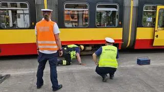 Na Woli wykoleił się tramwaj