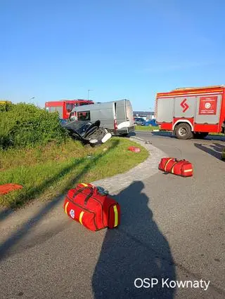 Wypadek w miejscowości Kolonia Szpondowo