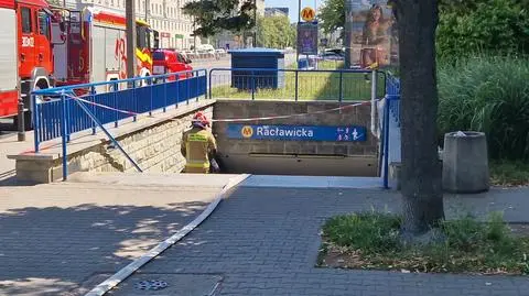 Zadymienie na stacji Racławicka
