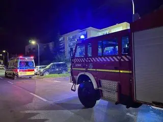 Pożar mieszkania w Nowym Dworze Mazowieckim 