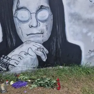 Mural zniszczony