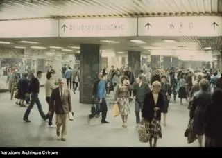 Dworzec Centralny w latach 70. XX wieku