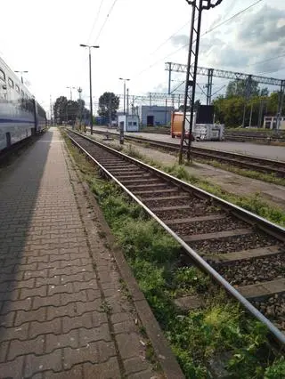 Dziecko zawędrowało na teren kolejowy 