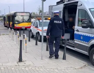 Zderzenie z udziałem autobusu miejskiego na Puławskiej