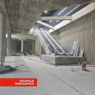 Postępy na budowie tramwaju do Dworca Zachodniego 