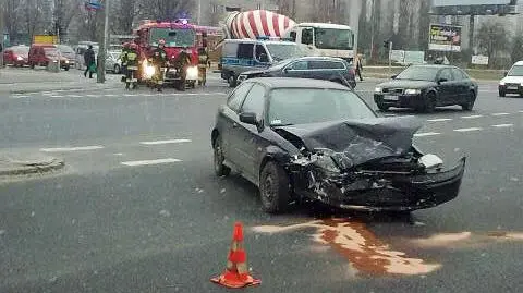 Zderzyli się na środku skrzyżowania