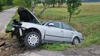 Wypadek w miejscowości Całowanie