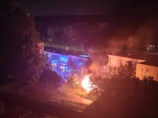 Pożar na Targówku 