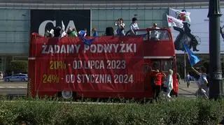 Uczestnicy "Marszu gniewu"