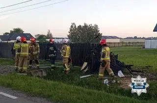 Wypadek w miejscowości Grabina koło Radomia