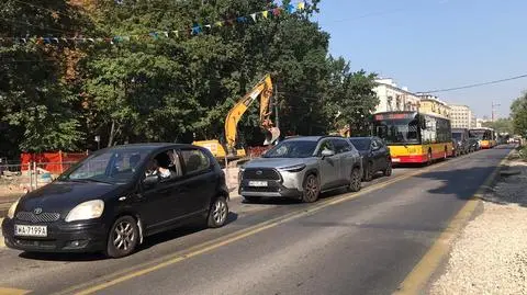 Budowa trasy tramwajowej i utrudnienia na Mokotowie