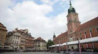 Obchody Święta Narodowego Trzeciego Maja na placu Zamkowym