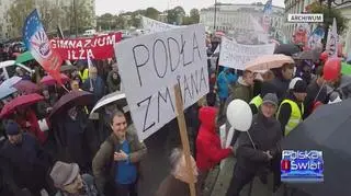 Strajk nauczycieli przeciw reformie oświaty