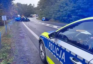 Wypadek w miejscowości Wola Łącka