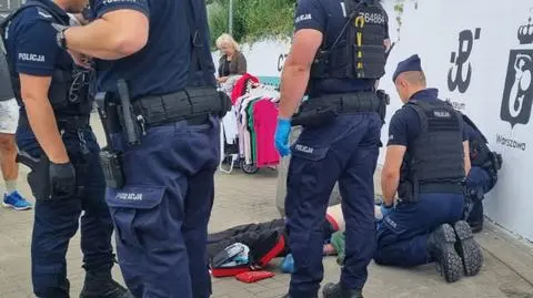 Akcja ratunkowa przy stacji metra Centrum 