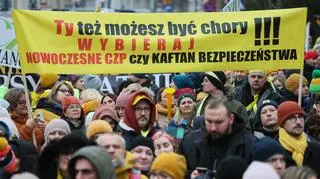 Yellow March in Warsaw