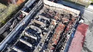 W Grodzisku Mazowieckim spłonął sklep