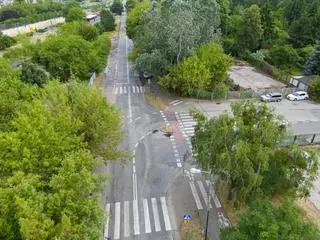 Skrzyżowanie Powązkowskiej i Obrońców Tobruku