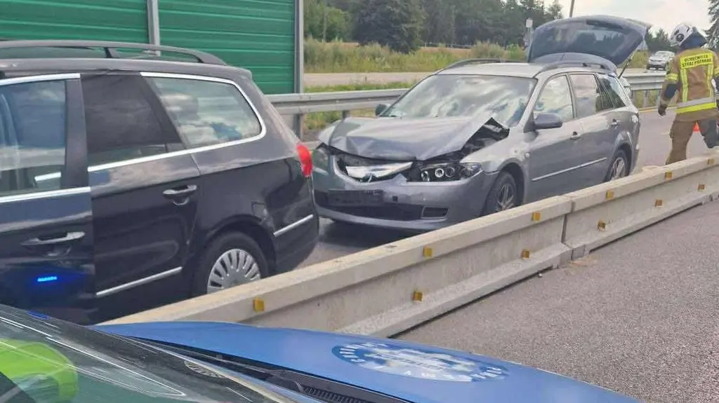 Zderzenie na S7, czteroletnie dziecko w szpitalu