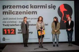 Kampania "Przemoc karmi się milczeniem"