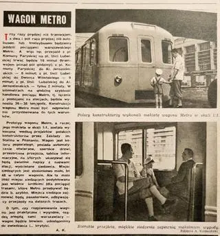 Wzmianka o makiecie wagonu w tygodniku "Stolica" z 1953 roku