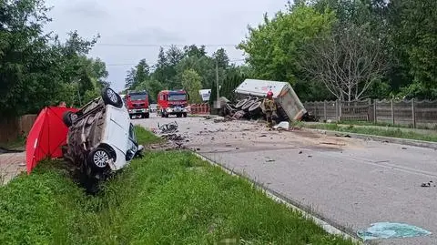 Wypadek w miejscowości Żdżarki
