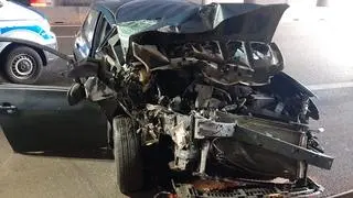 Zderzenie kilku pojazdów na S8