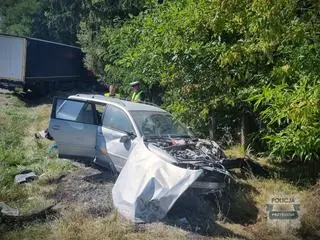 Wypadek w miejscowości Gielniów 