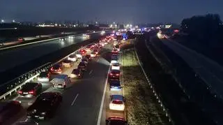 Zderzenie na S7 w miejscowości Zgorzała 