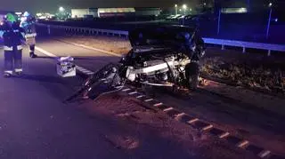 Wypadek na trasie S7 pod Piasecznem