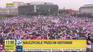 Nauczyciele przeciwko reformie 