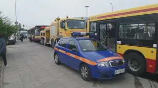 Zderzenie dwóch autobusów przy przystanku Młodzieńcza