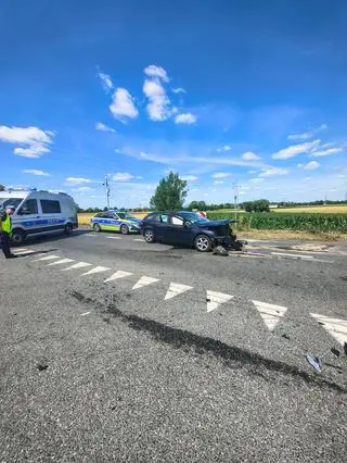 Wypadek na krajowej 60