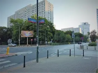Ulica Grzybowska przed przebudową 