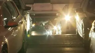 Korek przy wyjeździe z Galerii Młociny