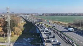 Utrudnienia po zderzeniu na trasie S2