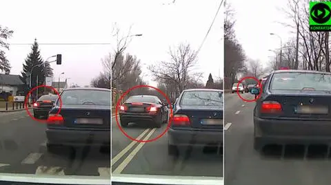 Wyprzedzał na podwójnej ciągłej. Niebezpieczny rajd po Targówku