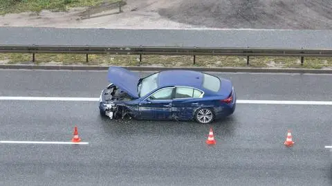 Wypadek i utrudnienia na trasie S8