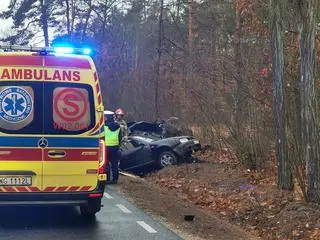 Wypadek w miejscowości Cyganówka