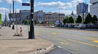 Drogowcy zwężą Marszałkowską przy Złotej