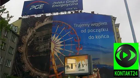 Zmienili reklamę w centrum. "Trujemy węglem..."