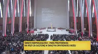 Msza św. za ojczyznę z udziałem prezydenta