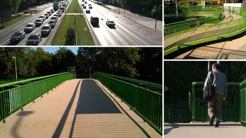 Kładka nad Wawelską oficjanie otwarta. Wreszcie