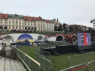 Scena przy Arkadach Kubickiego