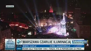 Warszawa czaruje iluminacją