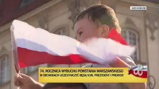 Plan obchodów 74 rocznicy Powstania Warszawskiego